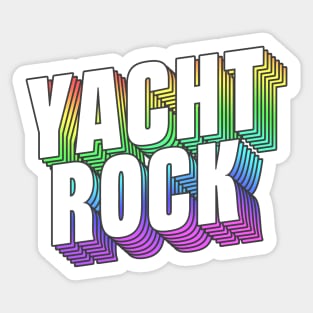 Yacht Rock  ------ 80s Aesthetic Sticker